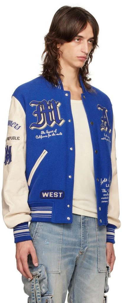 AMIRI Blue 'Dream Team' Bomber Jacket 2