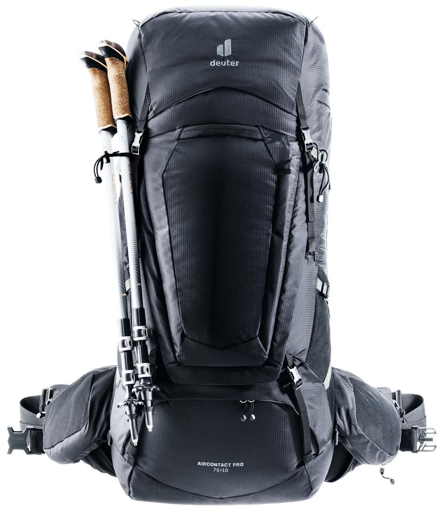 Deuter Deuter Aircontact Pro 75+10L Hiking Backpack, 75+10 Liters - Black