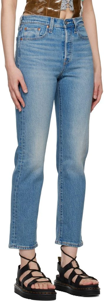 Levi's Blue Wedgie Straight Jeans 2