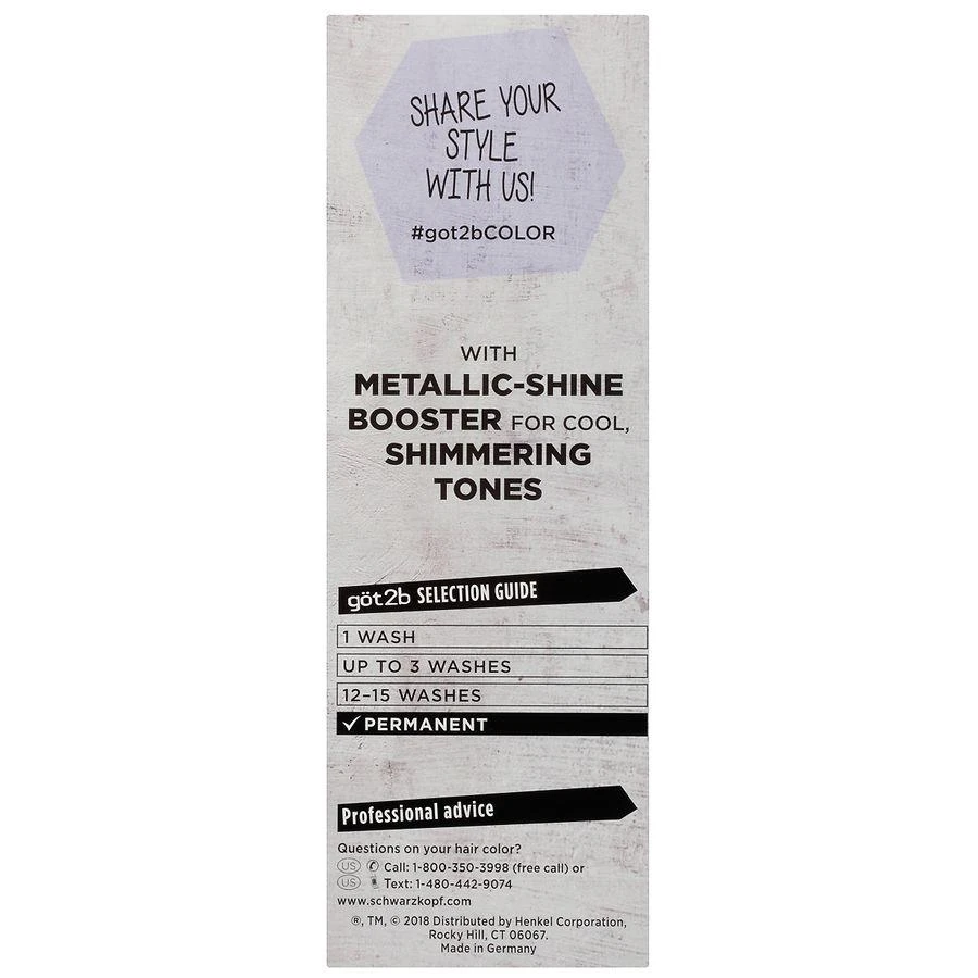 Got2b Metallics Permanent Hair Color 8