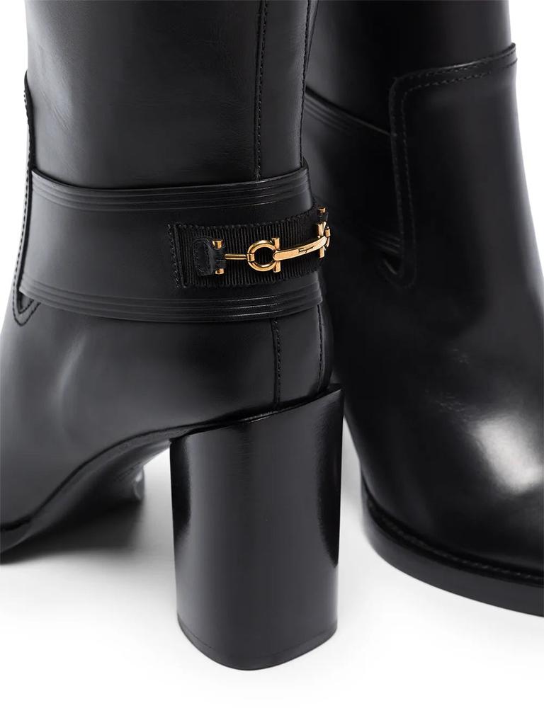 Salvatore Ferragamo Ferragamo Gancio Horsebit 85Mm Boots