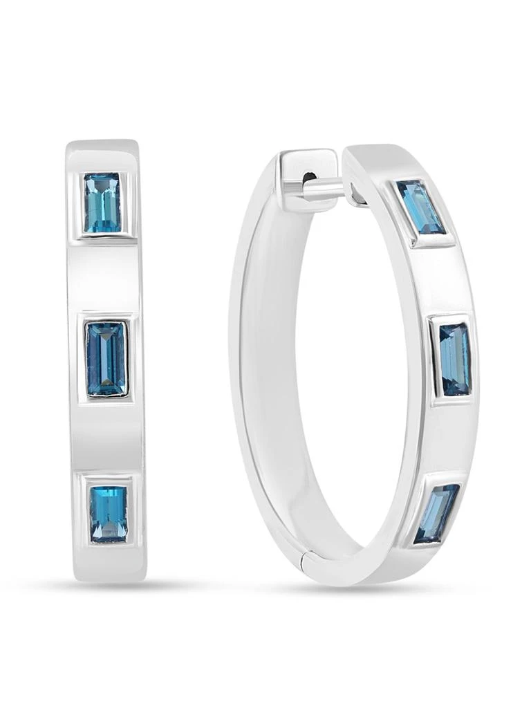 Effy ENY Sterling Silver
London Blue Topaz Earrings
