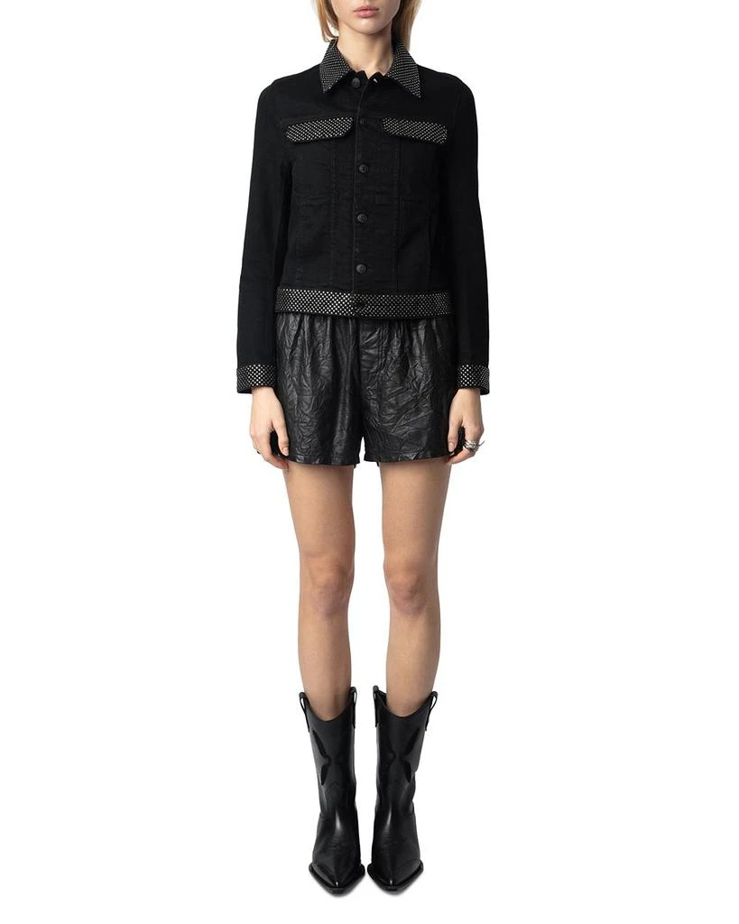 ZADIG 
VOLTAIRE Kioky Studded Denim Shirt 2