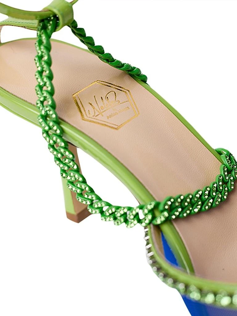 Nalebe Stellar Crystal-Embellished Ankle-Strap Pumps 2