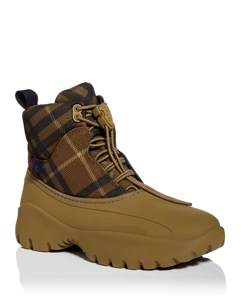 Burberry Men's Check Scoot Trek Boots 1