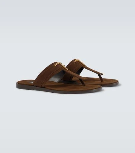 Tom Ford Brighton TF suede thong sandals 5