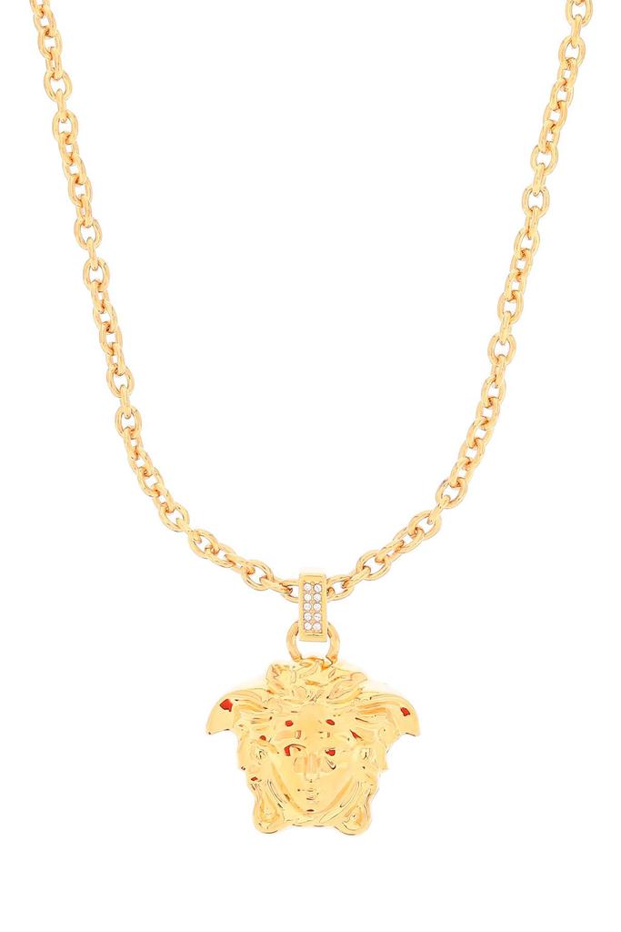 Versace Versace la medusa necklace with crystals