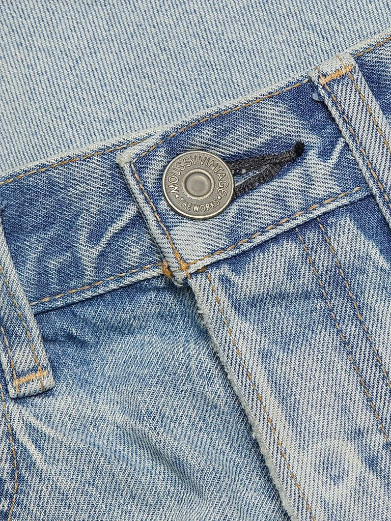 MOUSSY VINTAGE Nolita Cotton Raw-Edge Shorts 7