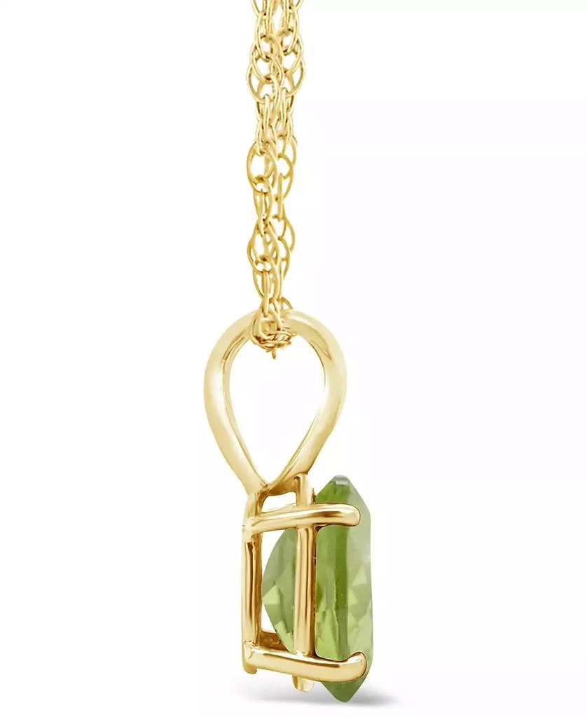Macy's Peridot Pendant Necklace (1-1/3 ct.t.w) in 14K Yellow Gold 3