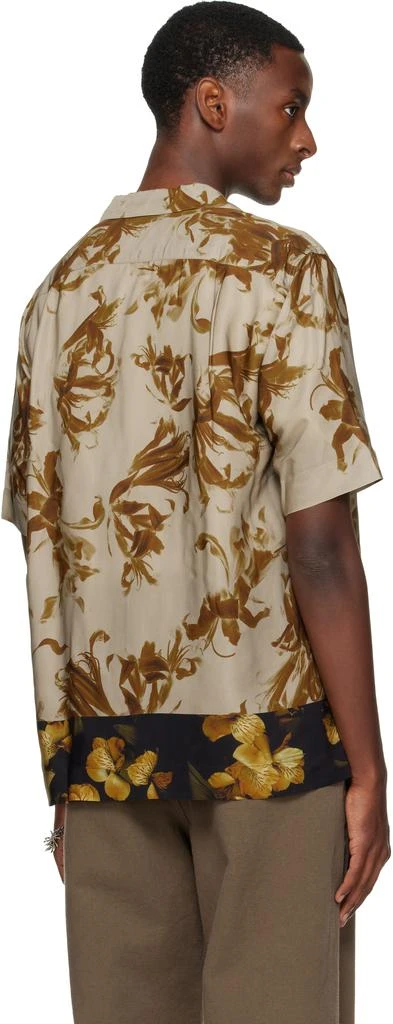 Dries Van Noten Beige Floral Shirt 3