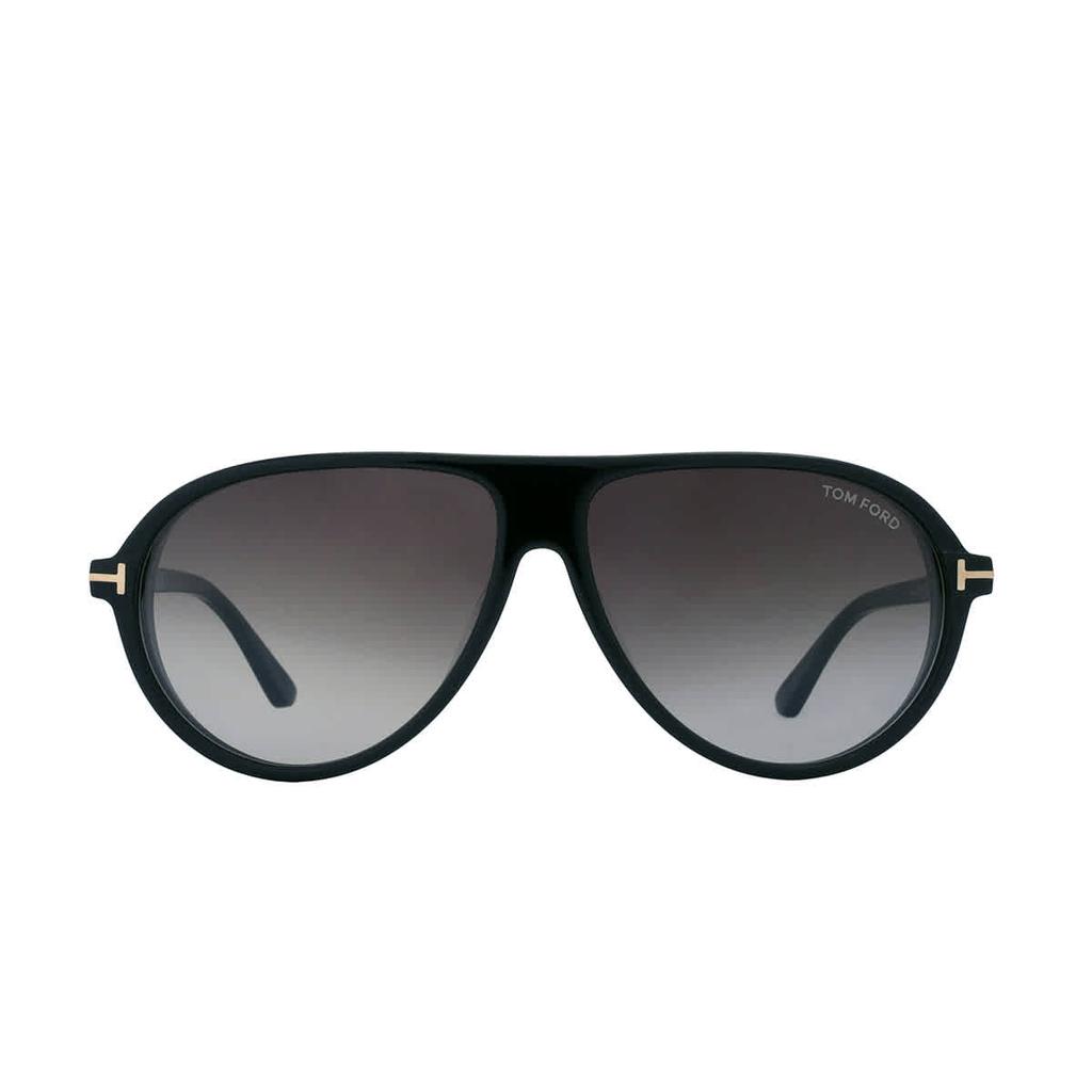 Tom Ford Marcus Smoke Gradient Pilot Men's Sunglasses FT1023 01B 60