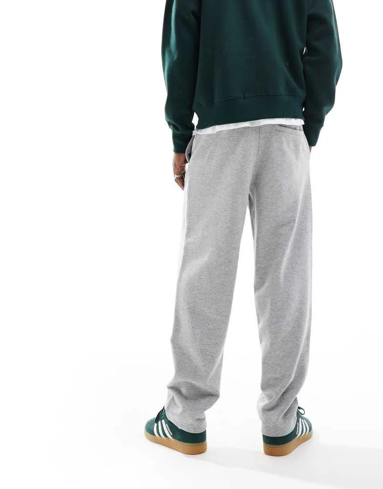 New Look New Look straight leg joggers in grey marl 3