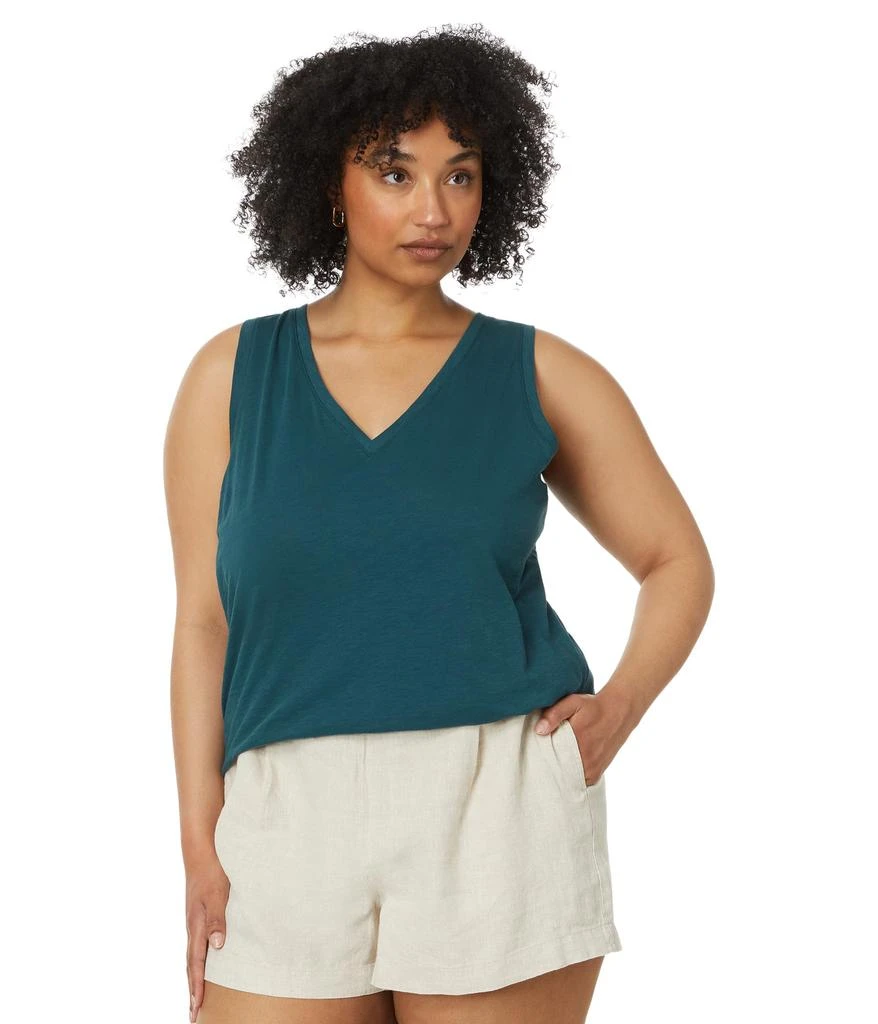 Madewell Whisper Cotton V-Neck Tank 1