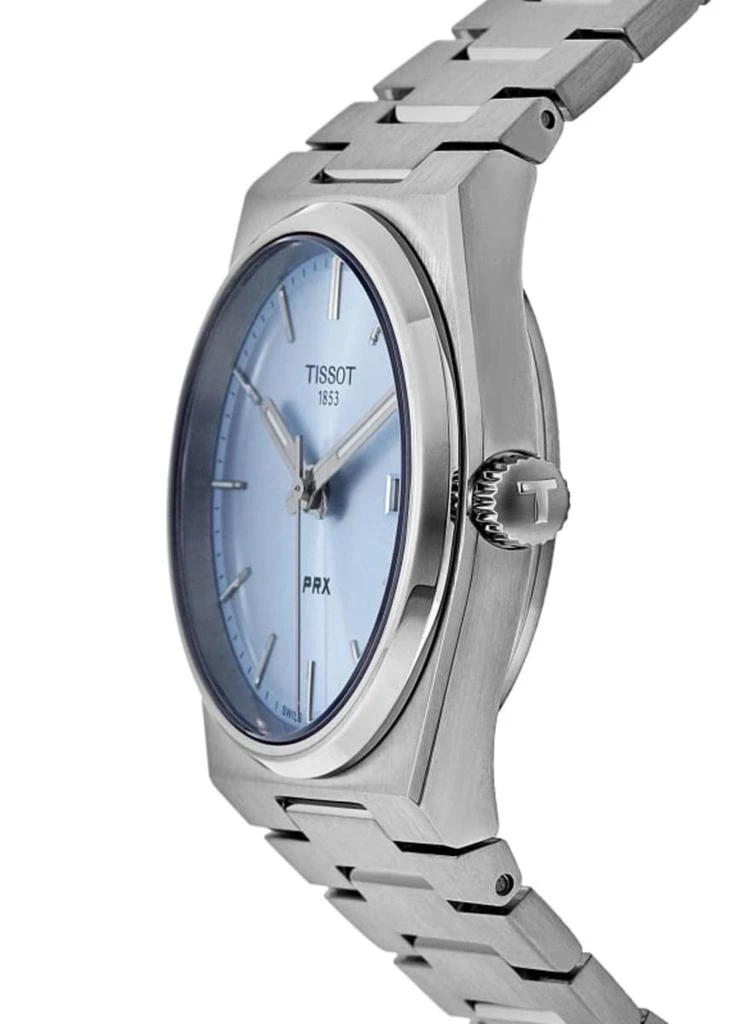Tissot PRX Quartz Light Blue Dial Steel Unisex Watch T137.210.11.351.00 2