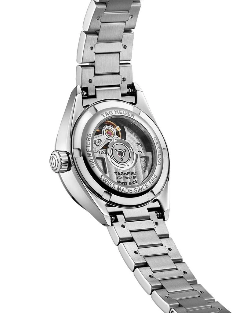 TAG Heuer Carrera Stainless Steel and White Mother of Pearl Automatic Dial Watch, 29mm 3