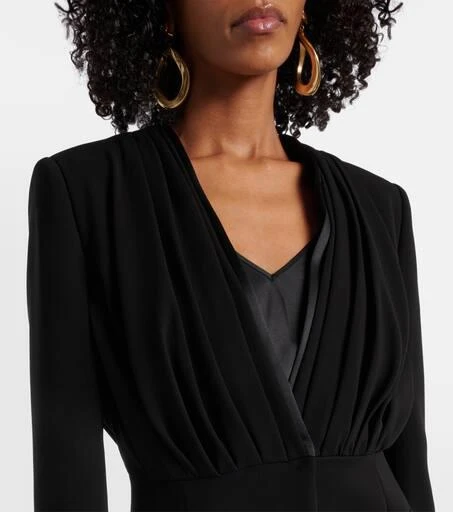 Max Mara Gradi draped crêpe jacket 4