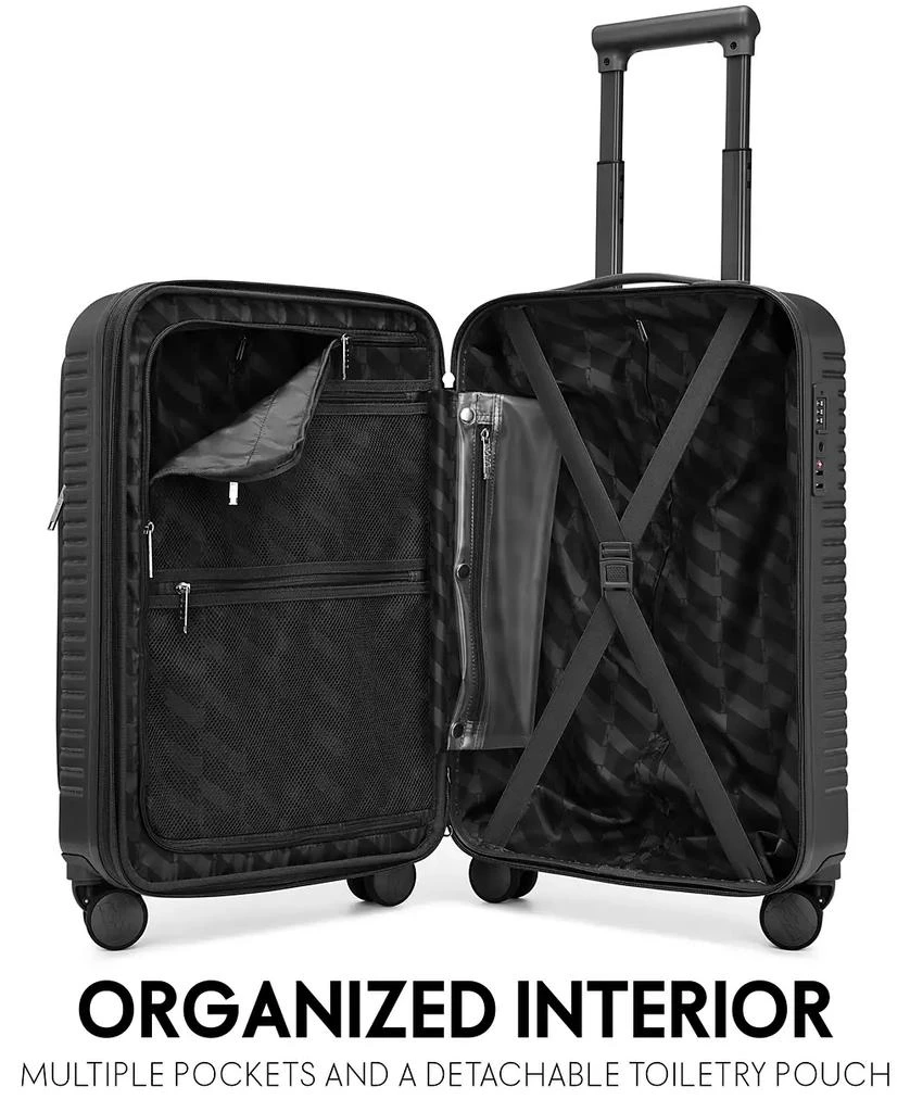 ELLE Escape 22.5" Expandable Carry-On Suitcase with Front Laptop Pocket 7