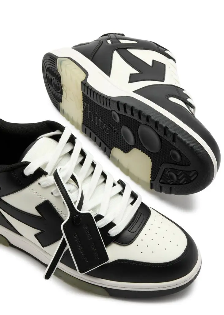 Off-White Out Of Office panelled leather sneakers 3