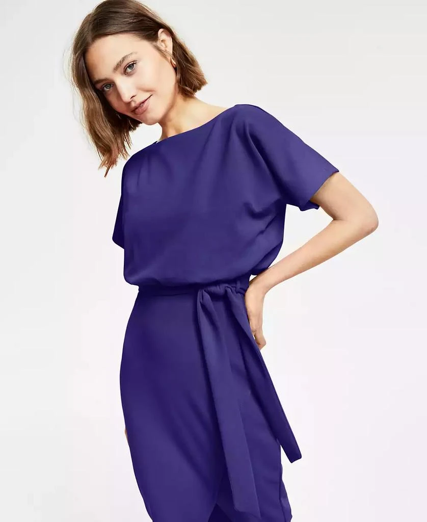 Kensie Blouson Wrap Dress 4