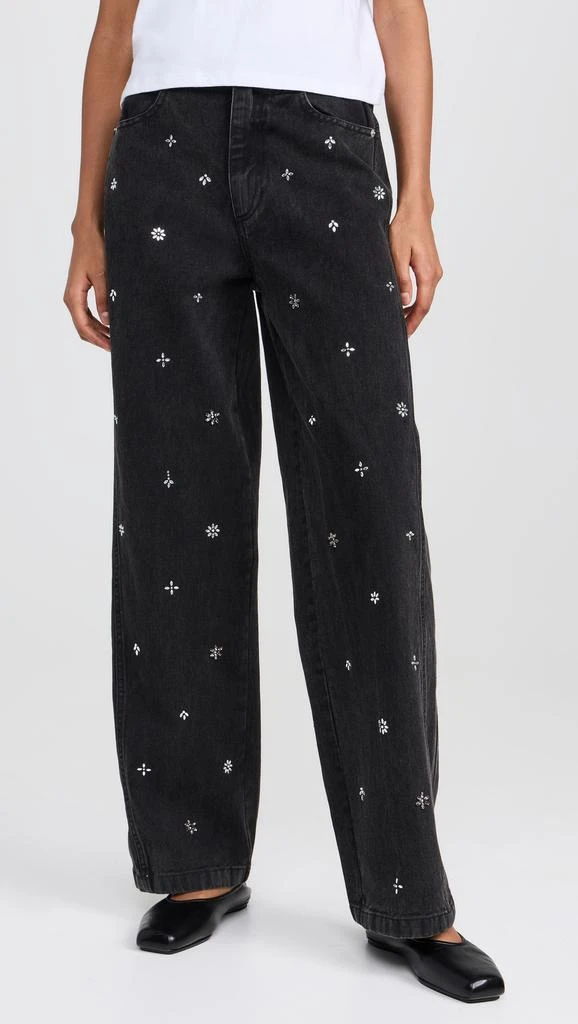 Sea Bala Beaded Denim Jeans 2