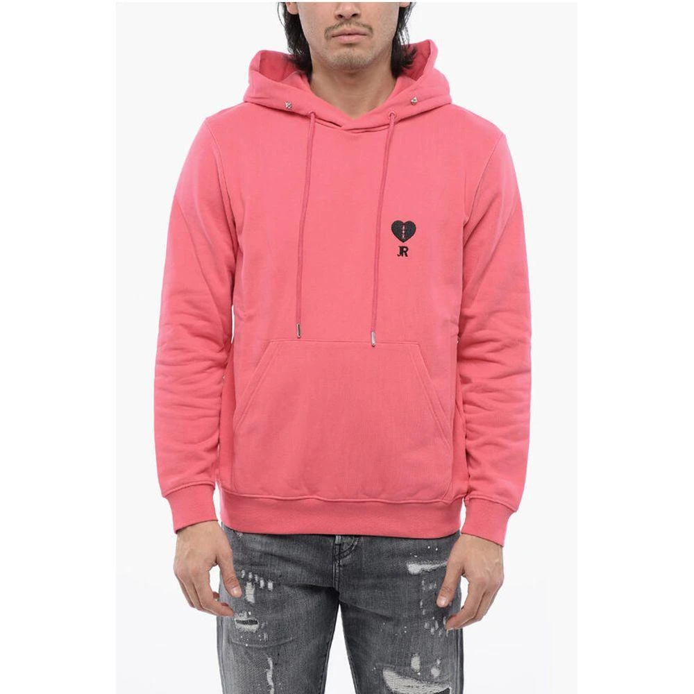 John Richmond Brushed Cotton TAMAYO Hoodie With EmbroideLogo 1