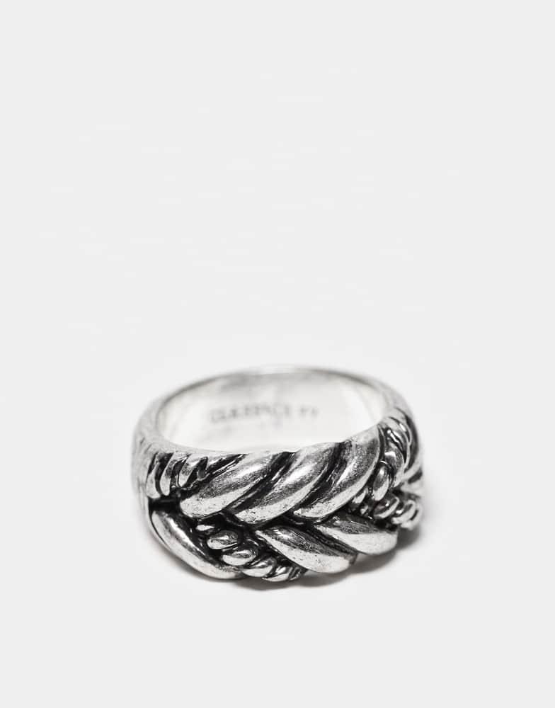 CLASSICS 77 Classics 77 plaited band ring in silver