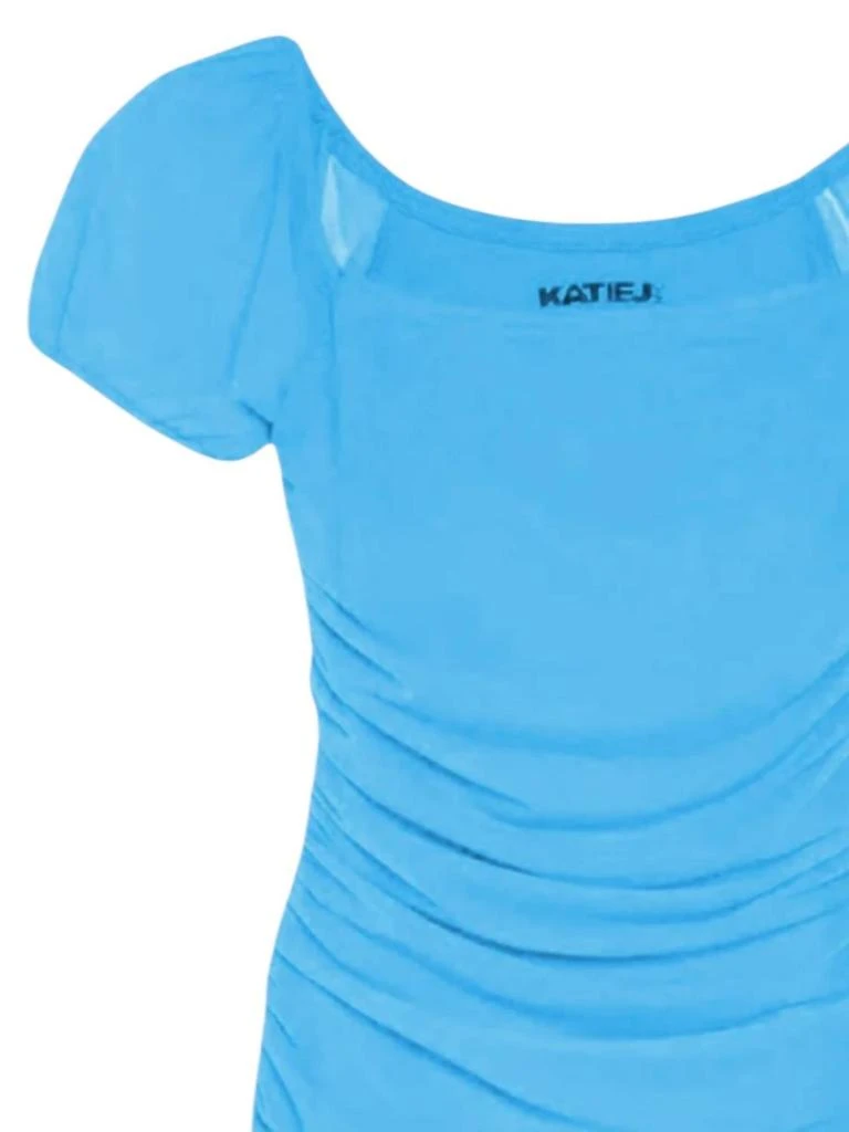 KatieJnyc Girl's Junior Anya Dress In Turquoise 2