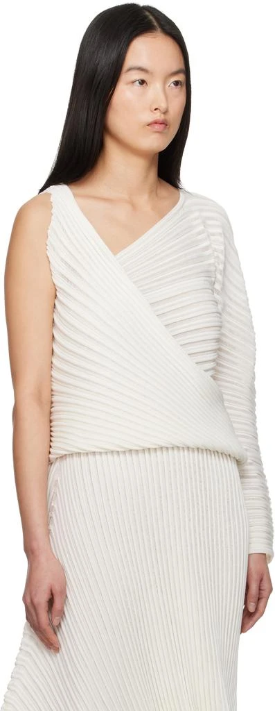 Issey Miyake Off-White Stream Blouse 2