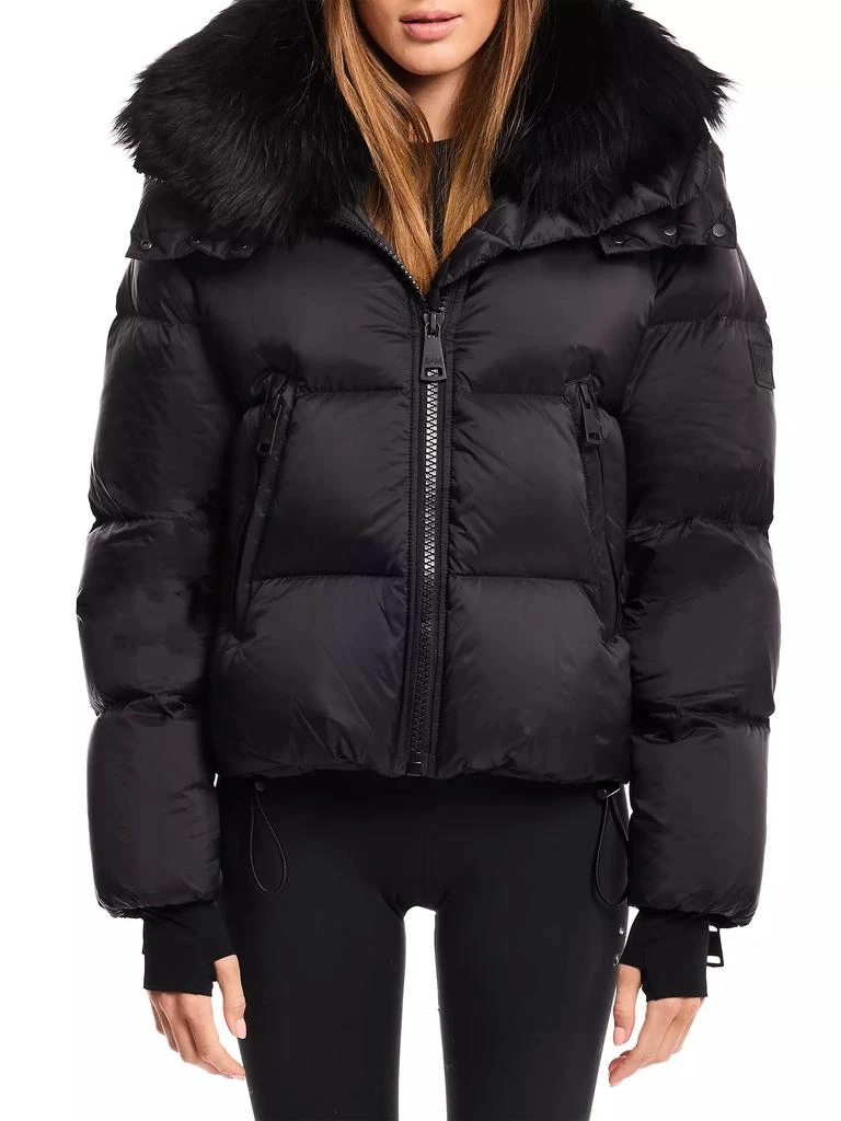 SAM. Kaia Down Shearling Collar Coat 1