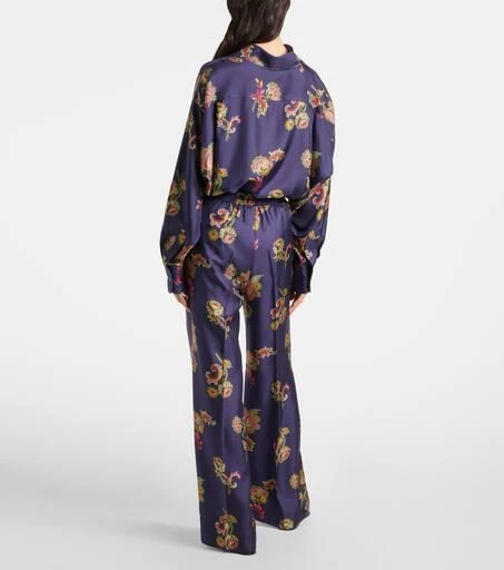 ETRO Silk palazzo pants 3