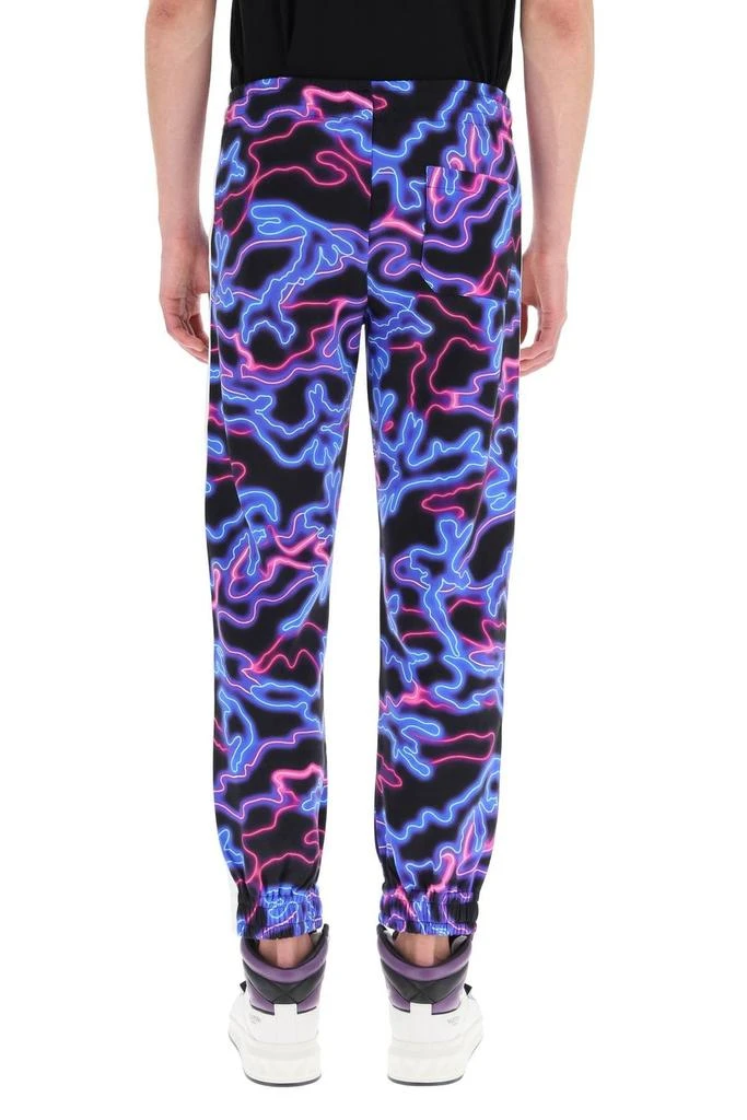 Valentino Valentino Allover Neon Camouflage Printed Jogging Pants 3