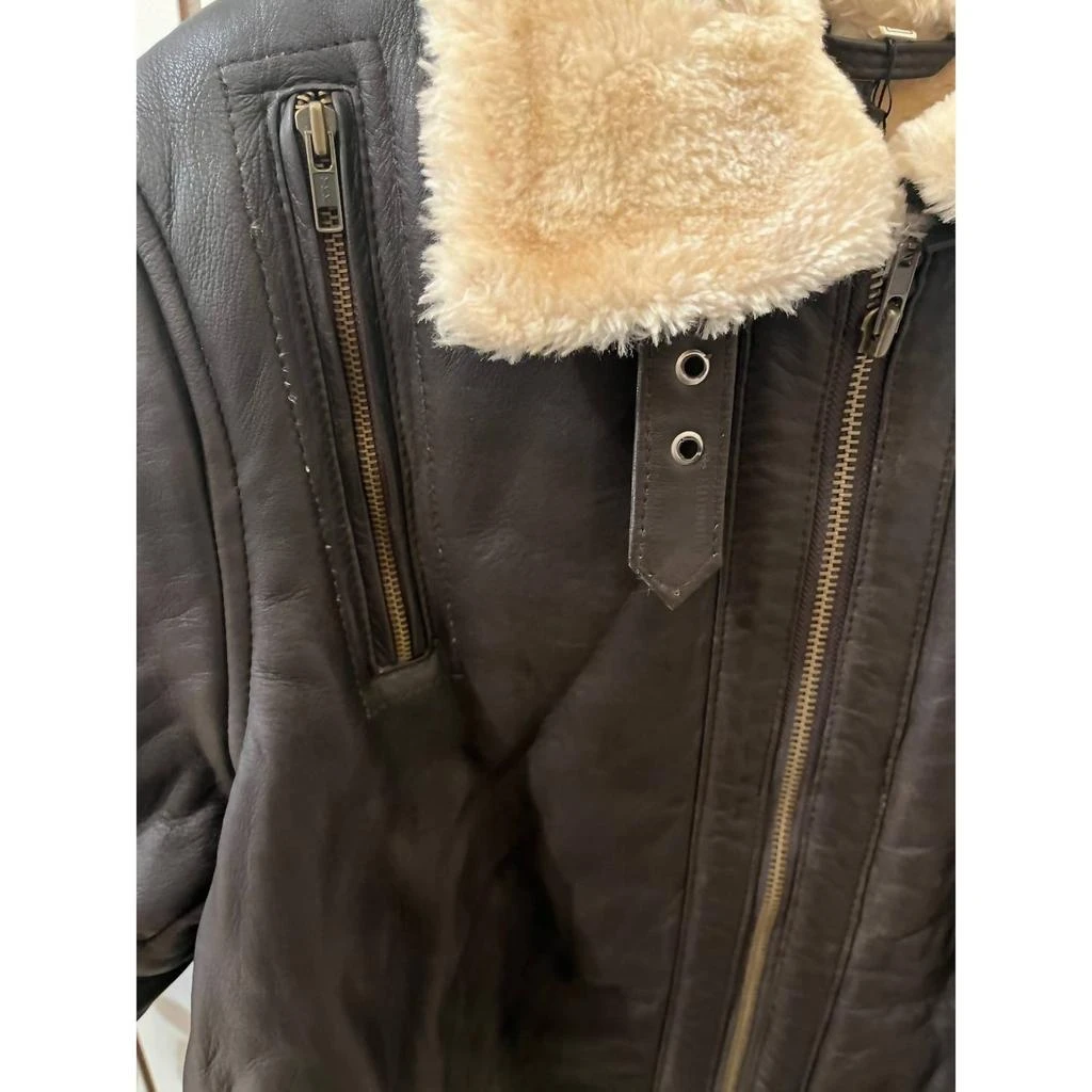 ANGEL Angel - Women
s Genuine Leather Sherling Jacket 5