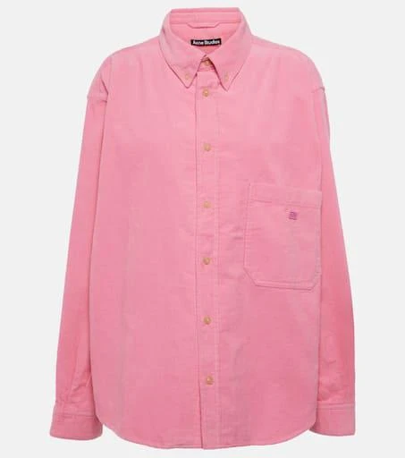 Acne Studios Face cotton corduroy overshirt 1
