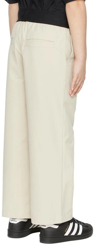 Essentials Kids Beige Relaxed Trousers 4