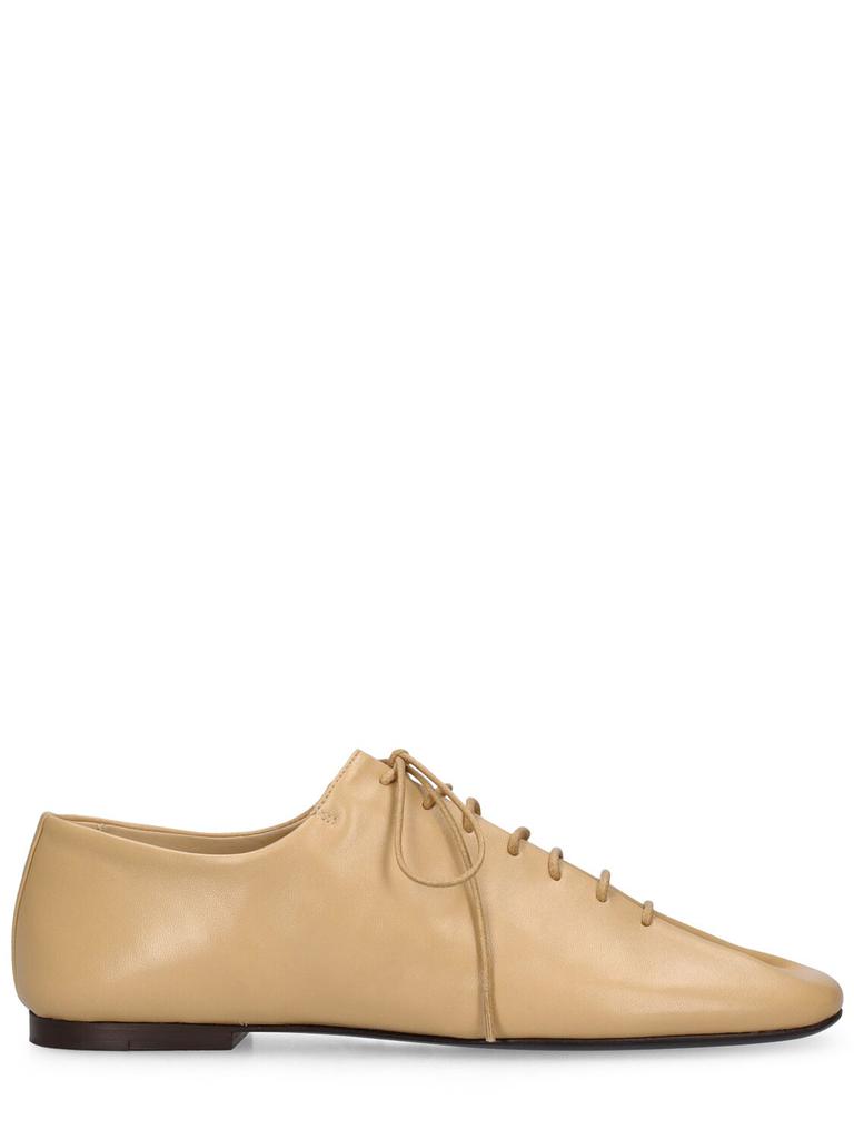 LEMAIRE 10mm Souris Leather Lace-up Shoes