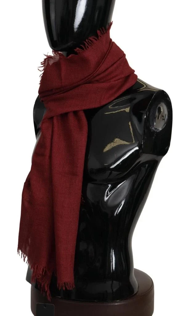 Dolce 
Gabbana DG Crown Cashmere Silk Shawl Fringe Wrap Men
s Scarf 2