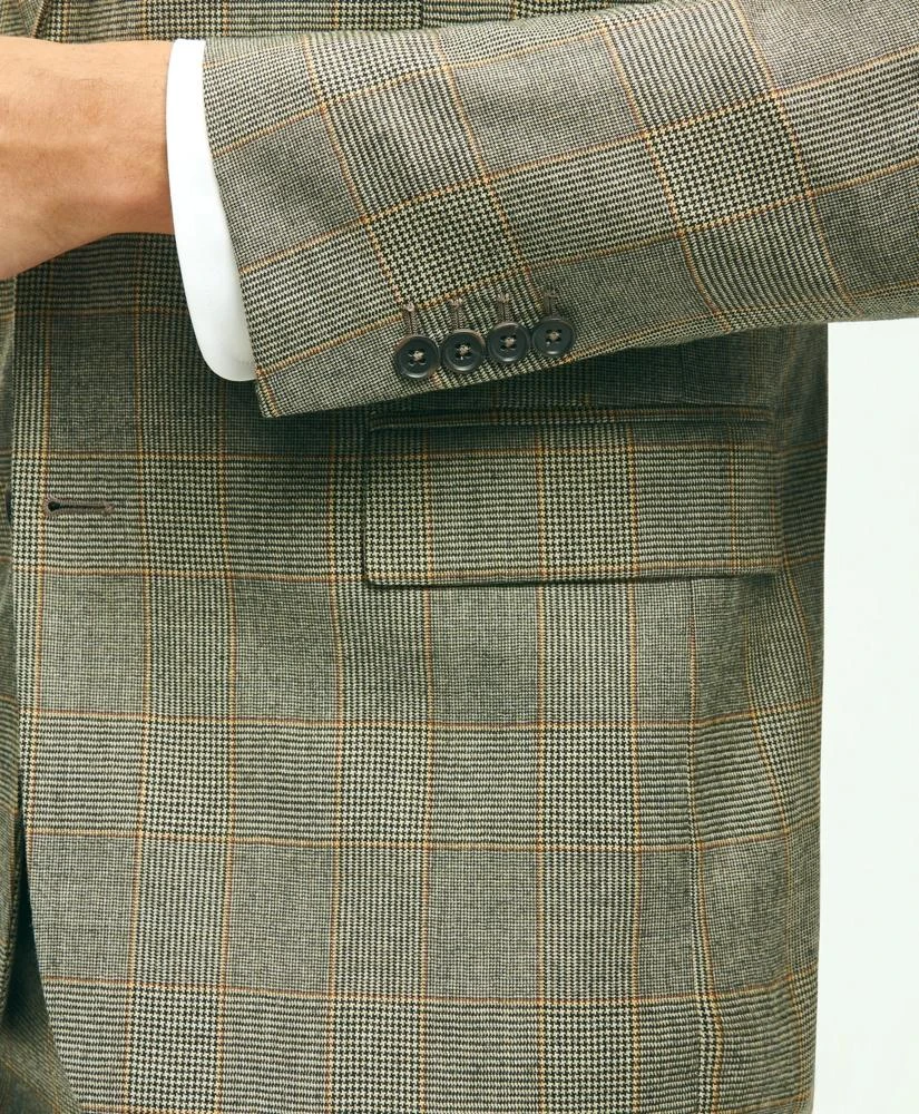 Brooks Brothers Classic Fit Stretch Wool Windowpane 1818 Suit 5