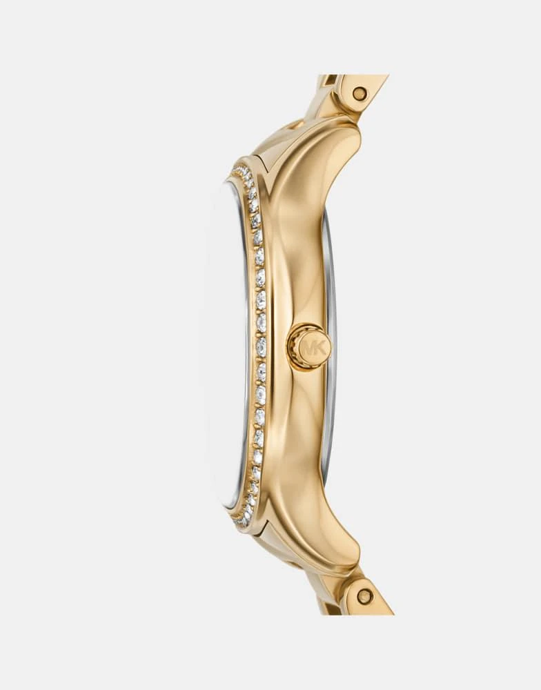 Michael Kors Michael Kors Women's sage three-hand, gold-tone stainless steel watch, mk4822 in gold 3