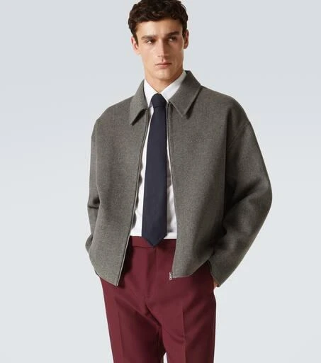 Thom Sweeney Wool and cashmere tie 2