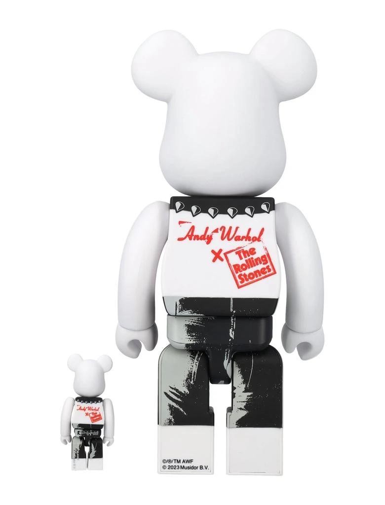 Medicom Medicom Toy The Rolling Stones Sticky Fingers 100% + 400% Be@rbrick Figure Set 2
