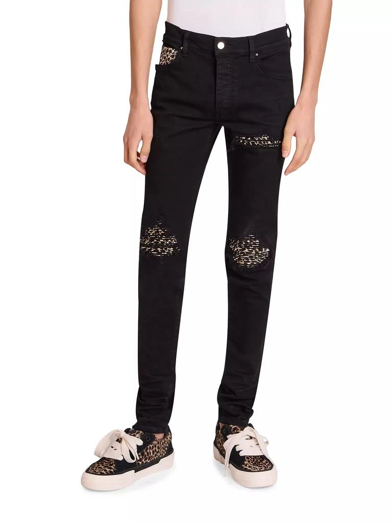 AMIRI Leopard Mx1 Skinny Jeans 3