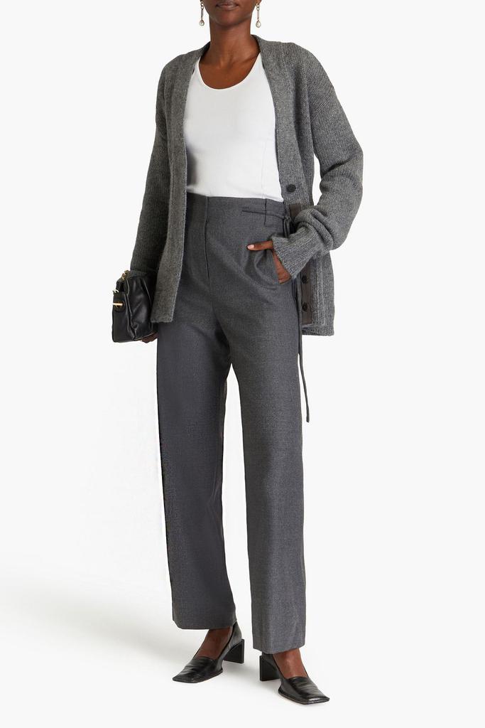 Le 17 Septembre Wool-blend twill straight-leg pants