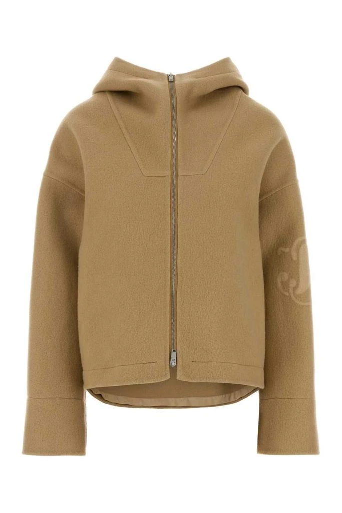 Jil Sander Jil Sander Zipped Hooded Jacket from Cettire