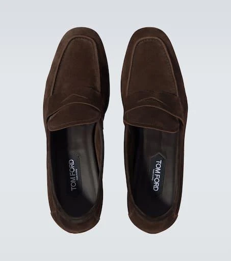 Tom Ford Sean suede penny loafers 4