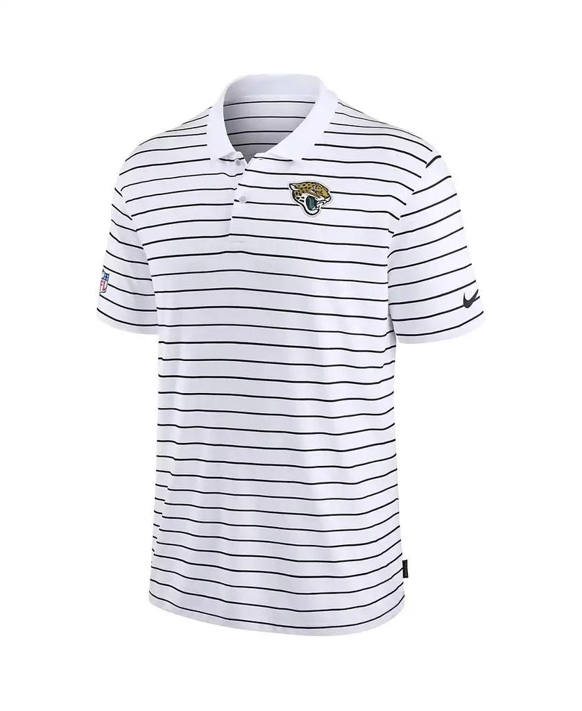 NIKE Men's White Jacksonville Jaguars 2022 Sideline Lock Up Victory Performance Polo 3