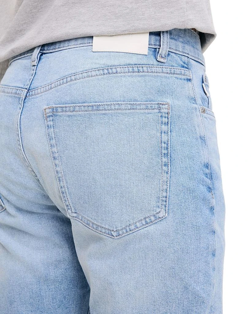 DL1961 Russell Slim Straight Fit Jeans in Light Fjord Blue 6