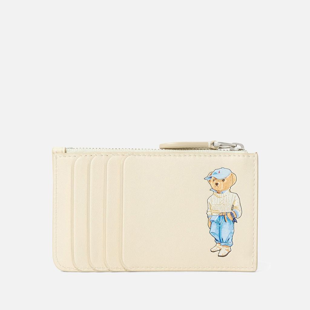 Ralph Lauren Polo Ralph Lauren Bear Leather Zip Card Case