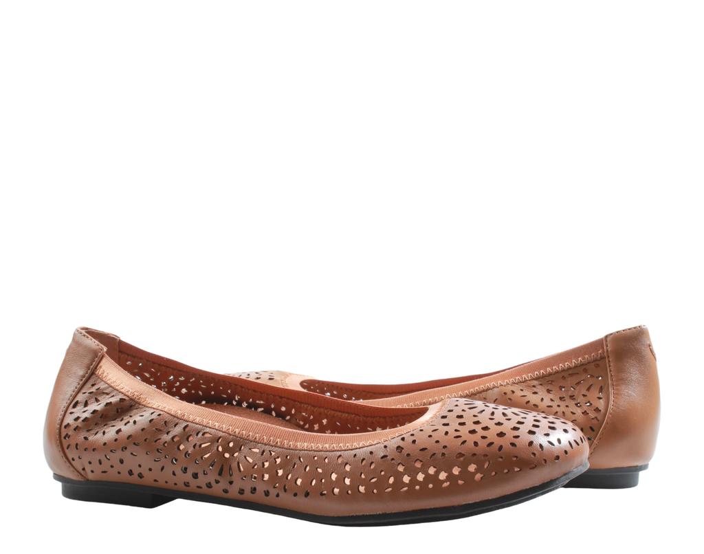 VIONIC Women's Robyn Toffee Perf Ballet Flats 10011127-245