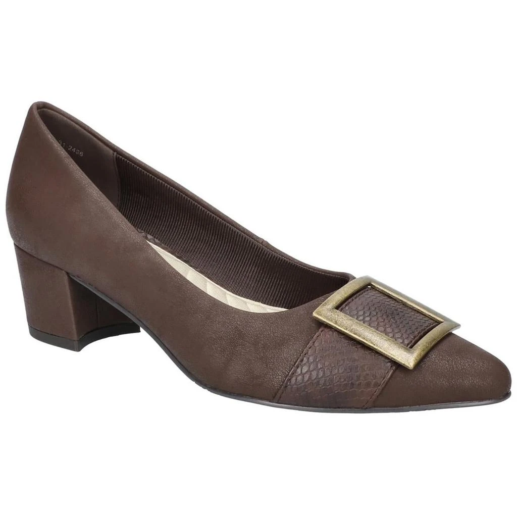 Easy Street Cider Womens Embellished Faux Leather Pumps 1