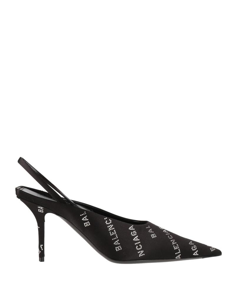 Balenciaga Balenciaga - Flex BB Curved Leather Pumps - Black